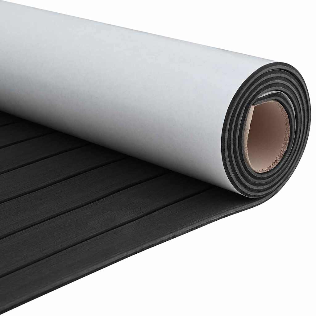 Bootsbelag Dunkelgrau, schwarz 240 x 90 cm EVA-Schaum