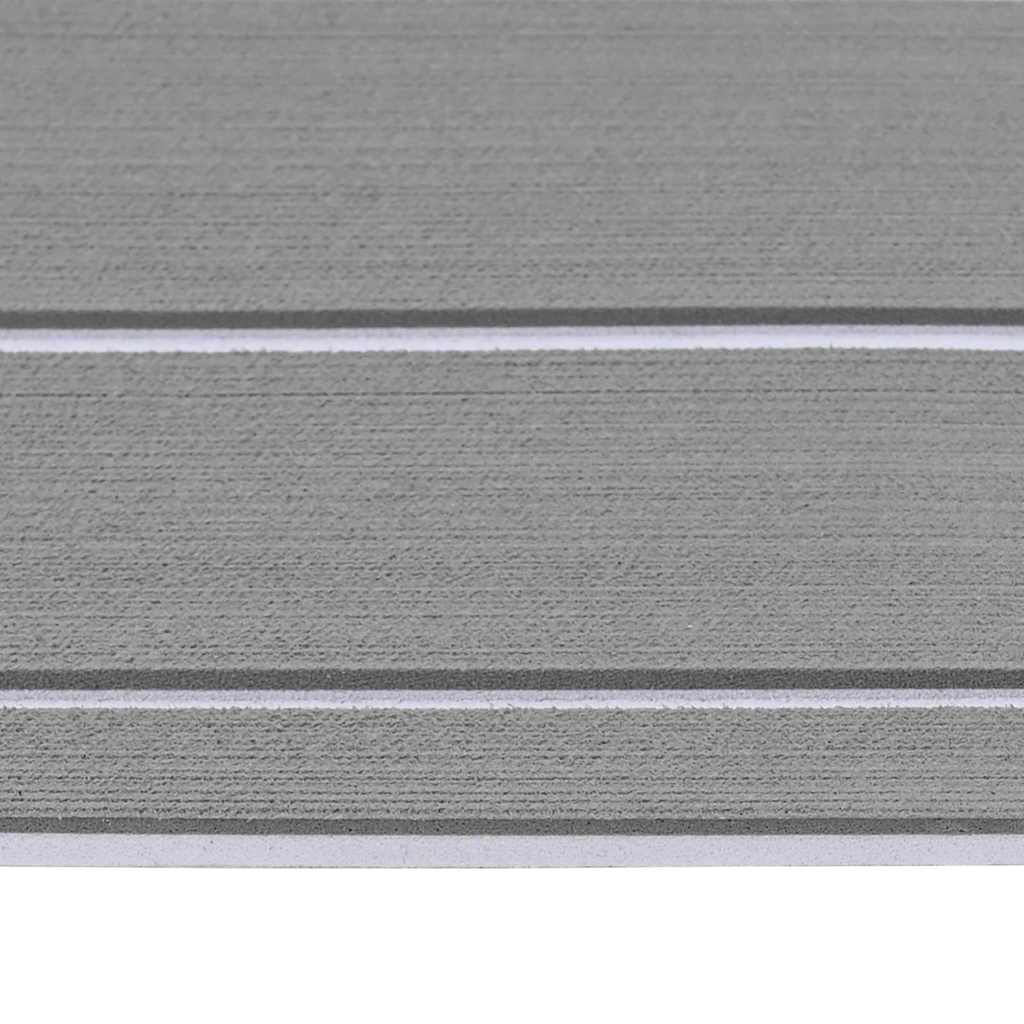Bootsbelag Hellgrau, Weiß 240 x 90 cm EVA-Schaum