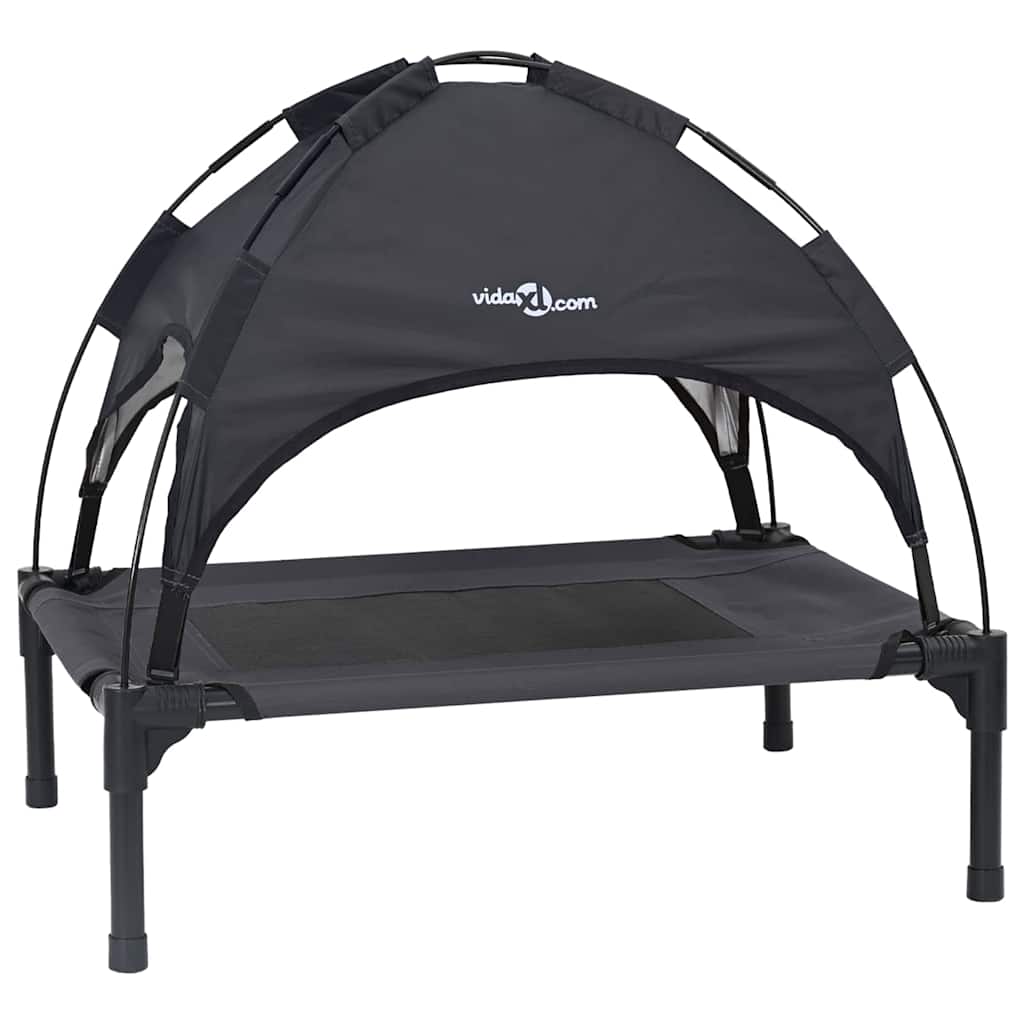 Hundebett Schwarz s Stahl