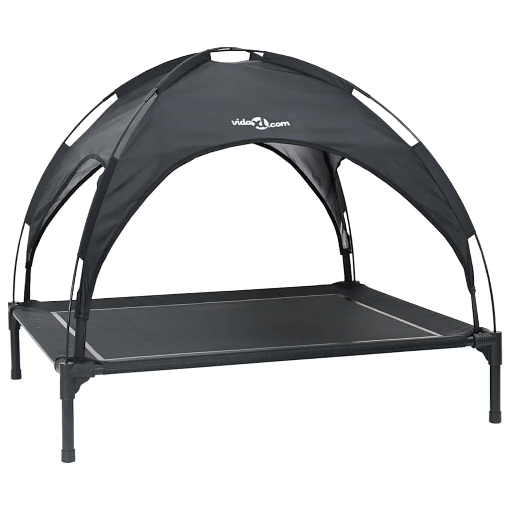 Hundebett Schwarz l Stahl