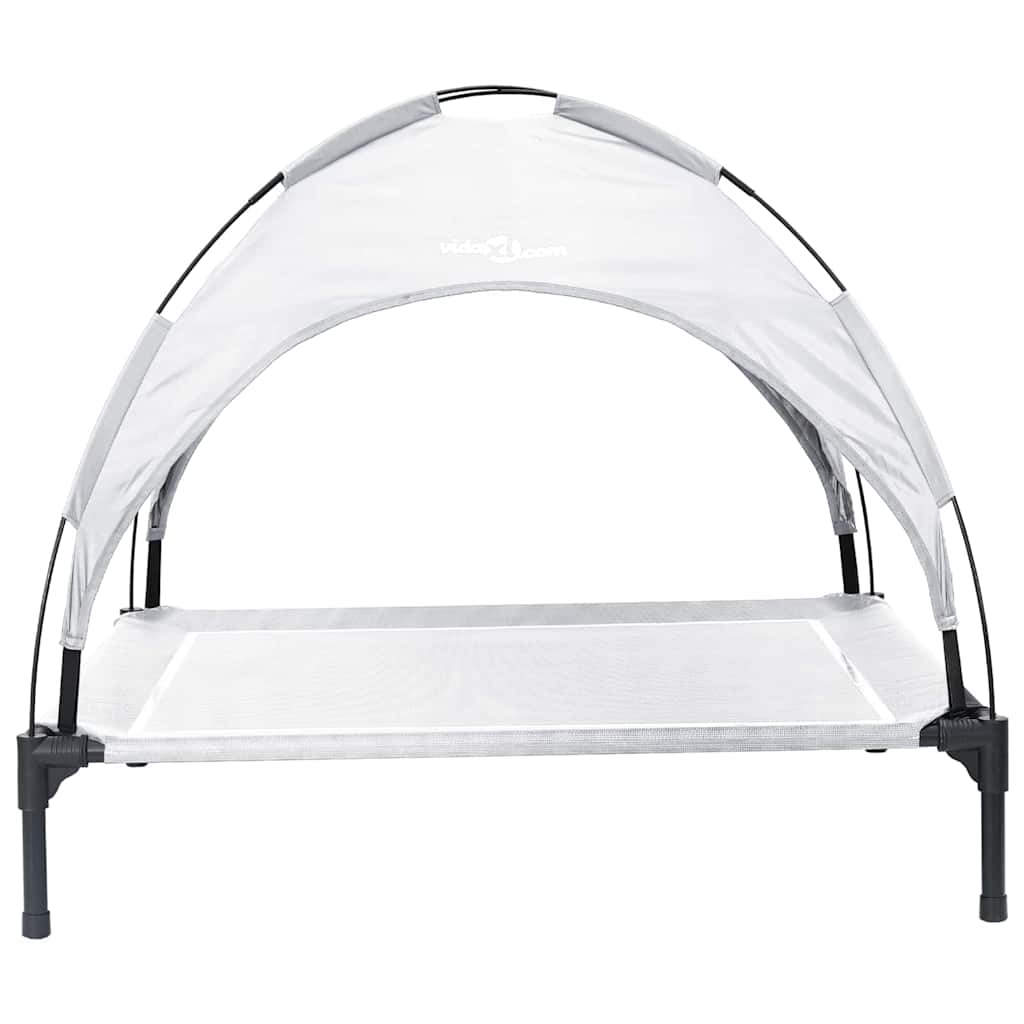 Hundebett Silbergrau xl Stahl