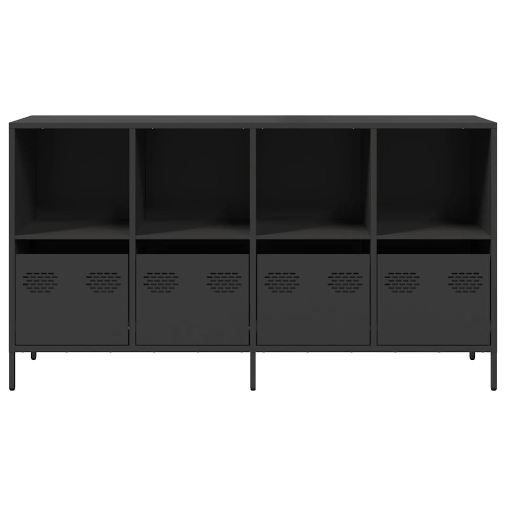 Sideboard Black 135x39x73.5 cm Cold-rolled steel