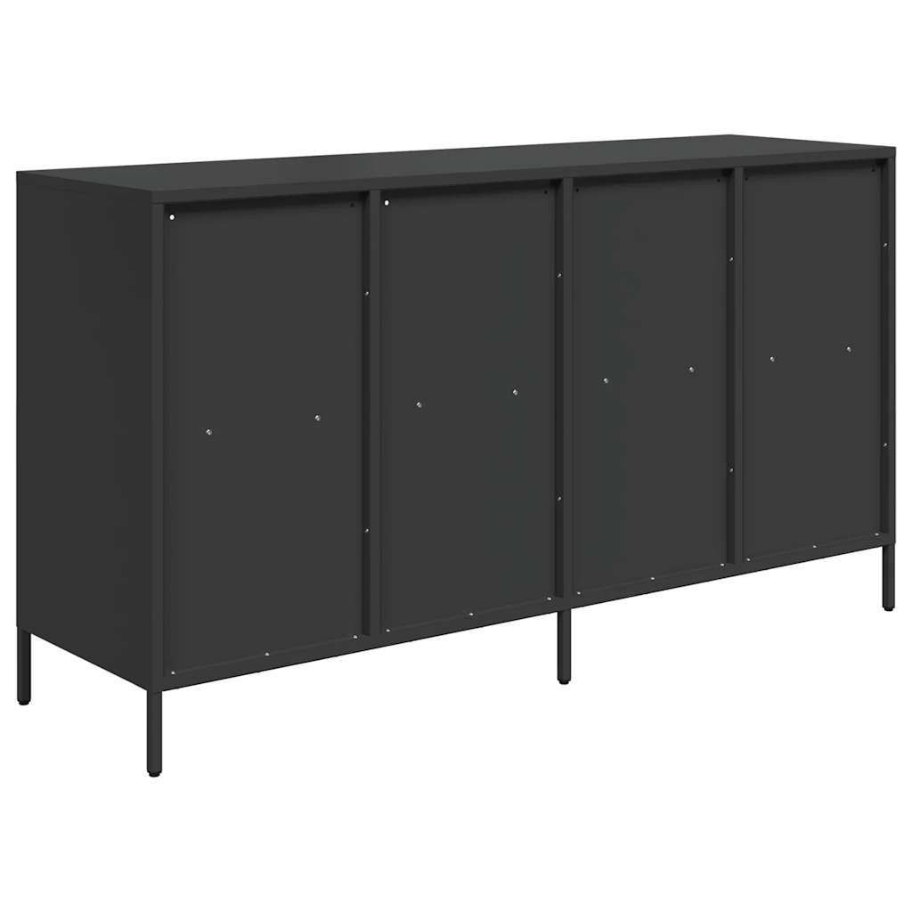 Sideboard Black 135x39x73.5 cm Cold-rolled steel