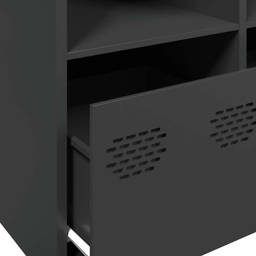 Sideboard Black 135x39x73.5 cm Cold-rolled steel