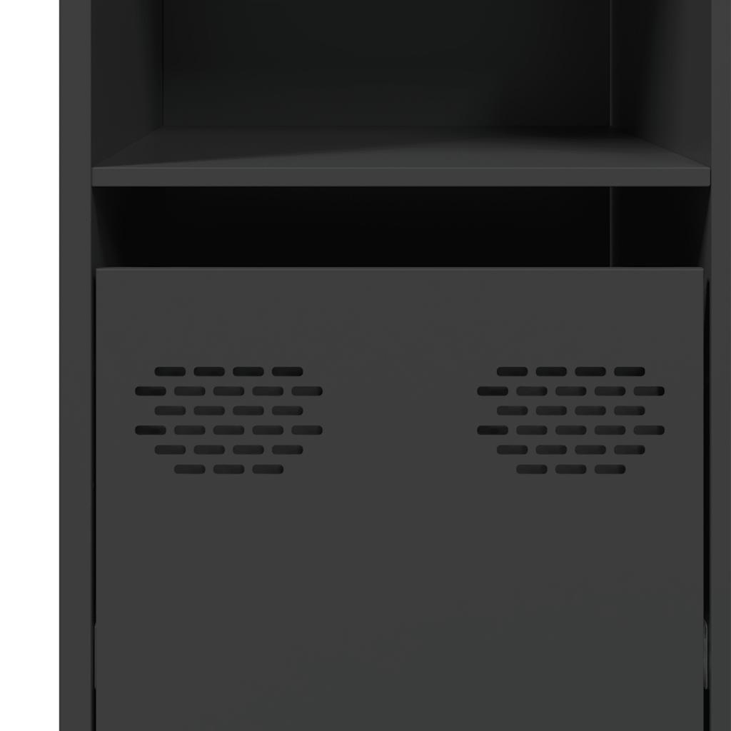 Sideboard Black 135x39x73.5 cm Cold-rolled steel