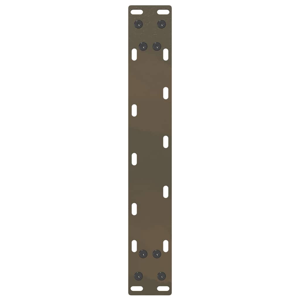 Coffee table legs U-shape 2 pcs. Natural steel 30x(30-31) cm steel