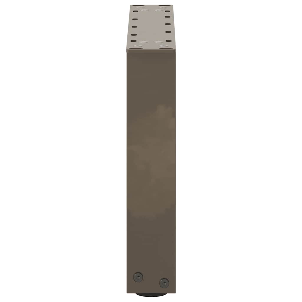 Coffee table legs U-shape 2 pcs. Natural steel 40x(30-31) cm steel