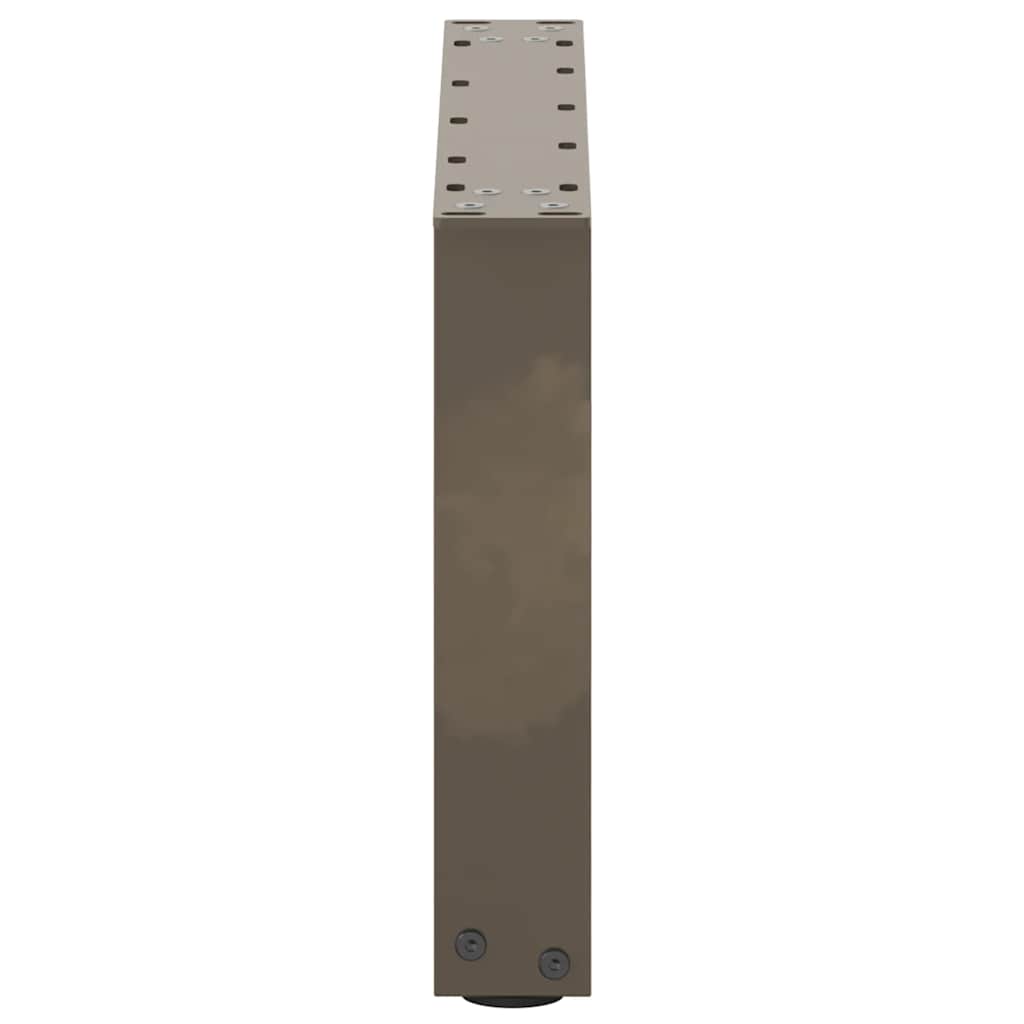 Coffee table legs U-shape 2 pcs. Natural steel 50x(30-31) cm steel