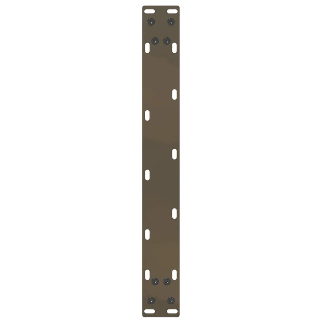 Coffee table legs U-shape 2 pcs. Natural steel 50x(30-31) cm steel