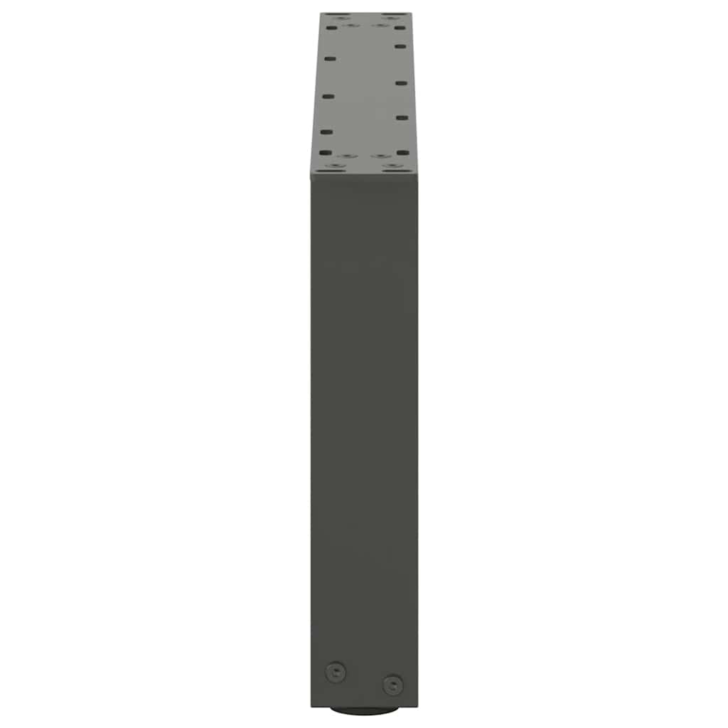 Coffee table legs U-shape 2 pcs. Anthracite 60x(30-31) cm steel