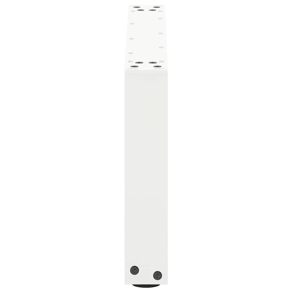 Coffee table legs U-shape 2 pcs. White 70x(30-31) cm steel