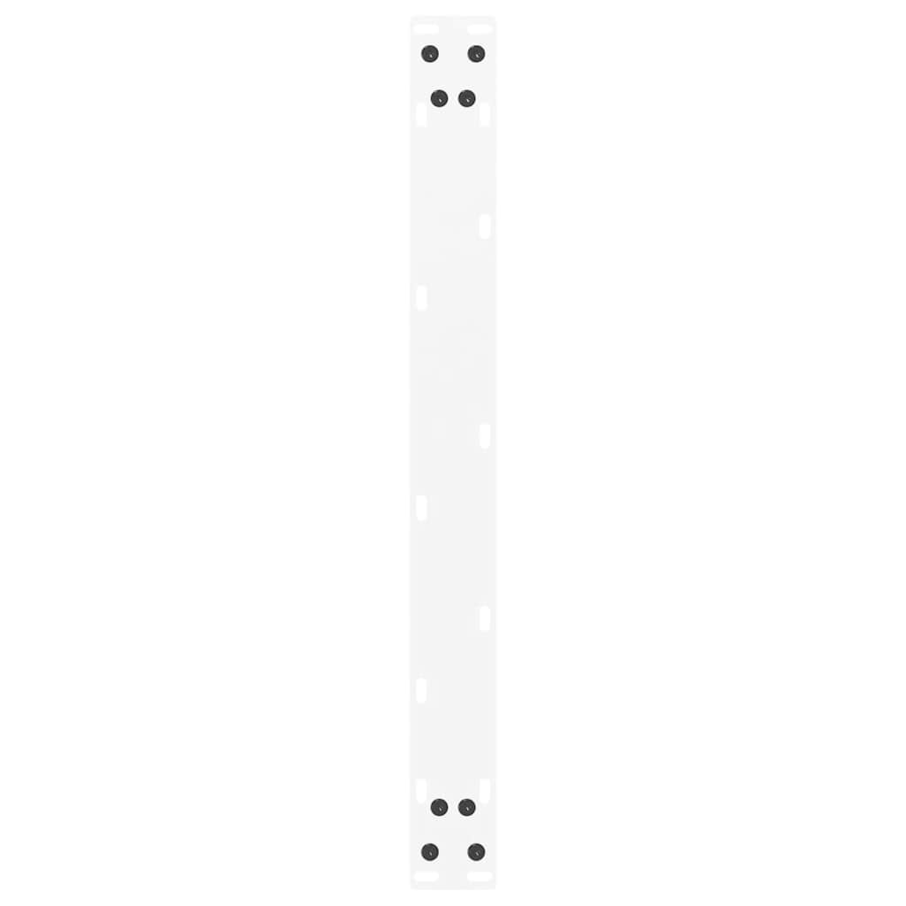 Coffee table legs U-shape 2 pcs. White 70x(30-31) cm steel