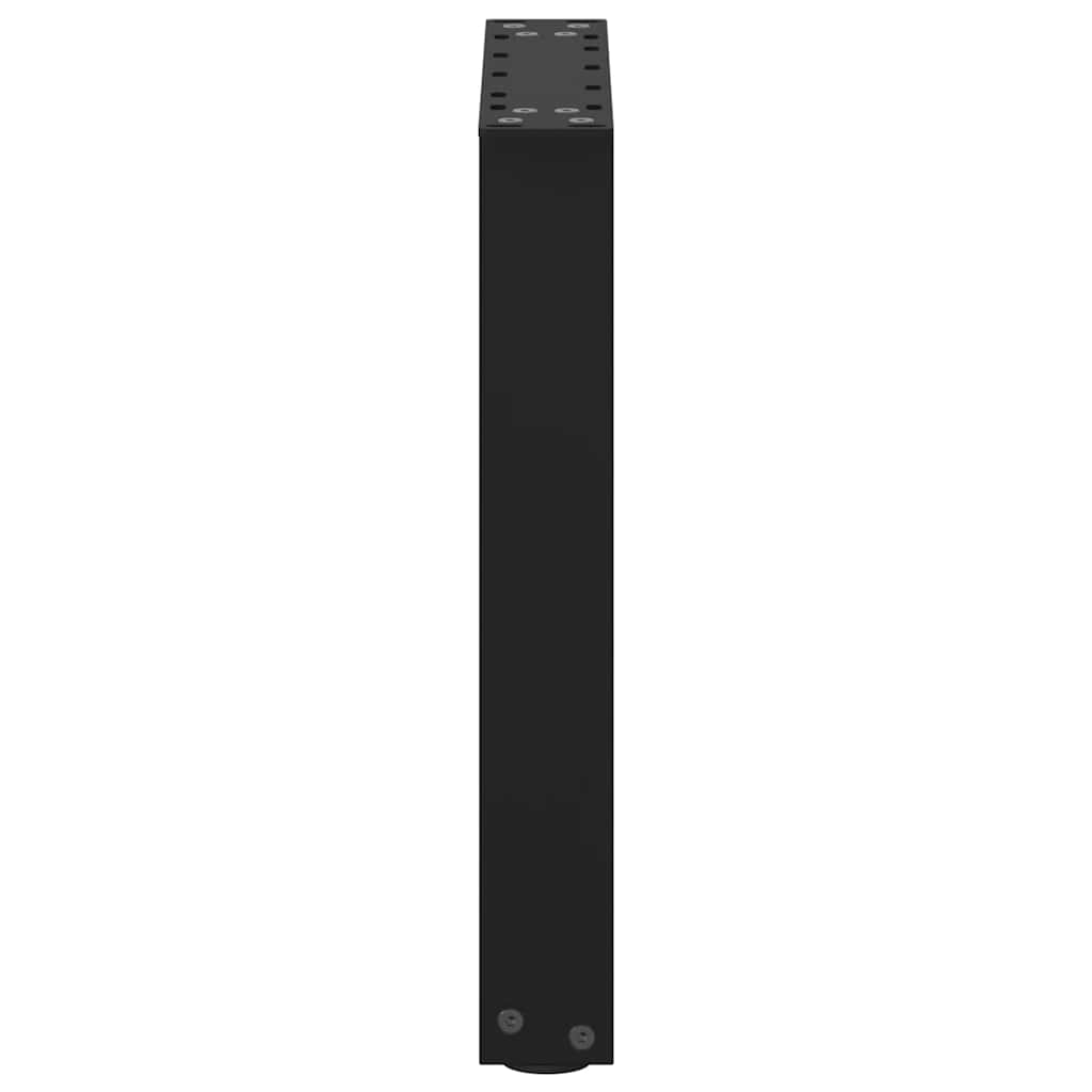 Coffee table legs U-shape 2 pcs. Black 28x(42-43) cm steel