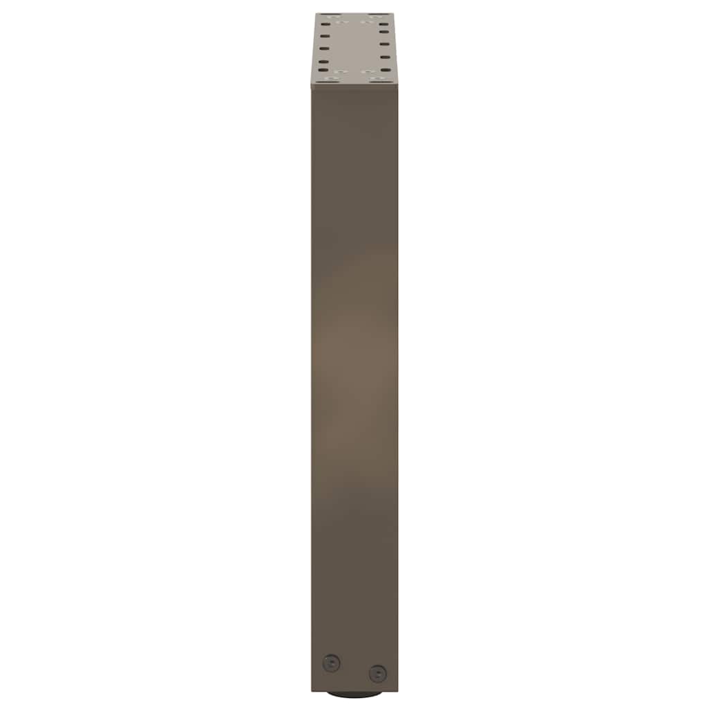 Coffee table legs U-shape 2 pcs. Natural steel 28x(42-43) cm steel