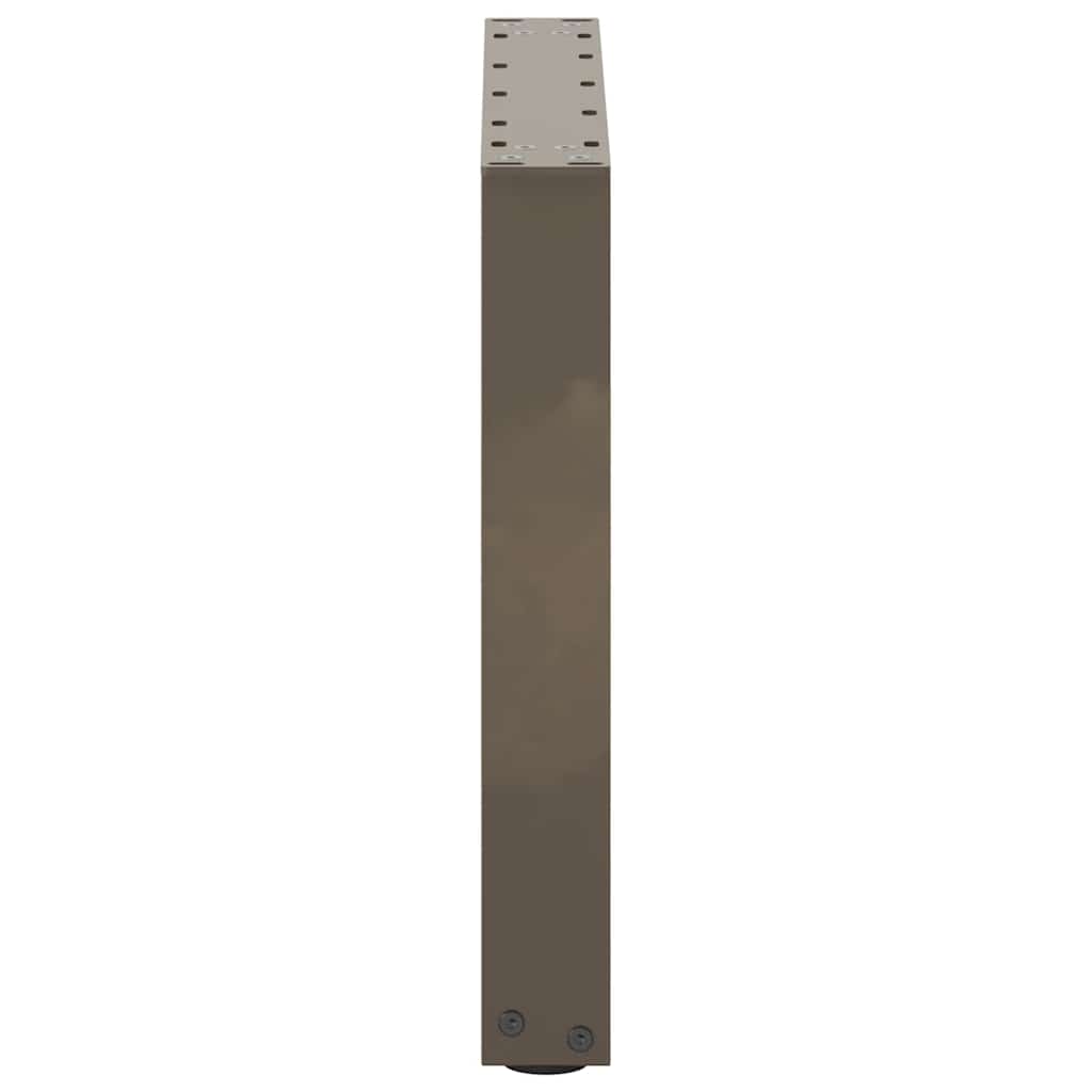 Coffee table legs U-shape 2 pcs. Natural steel 50x(42-43) cm steel