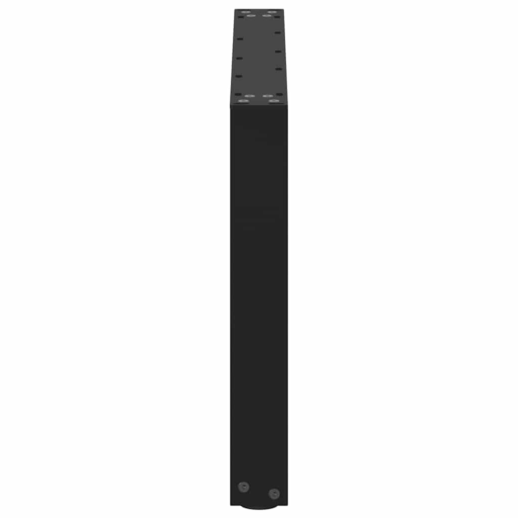 Coffee table legs U-shape 2 pcs. Black 70x(42-43) cm steel