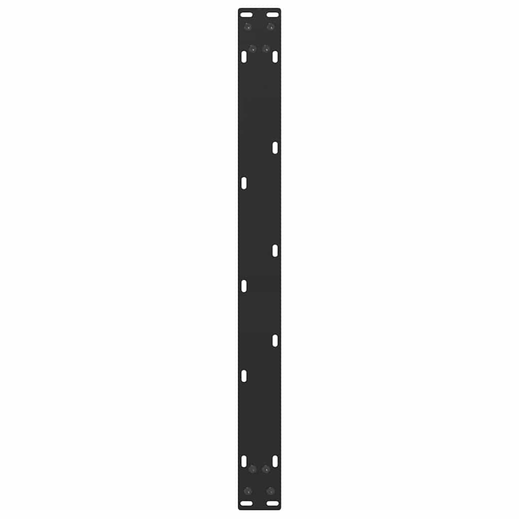 Coffee table legs U-shape 2 pcs. Black 70x(42-43) cm steel