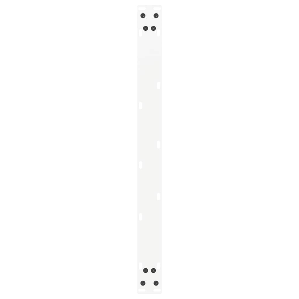Coffee table legs U-shape 2 pcs. White 70x(42-43) cm steel