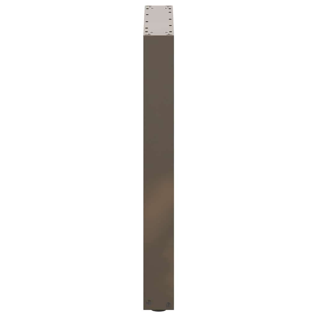 Dining table legs U-shape 2 pcs. Natural steel 60x(72-73) cm steel
