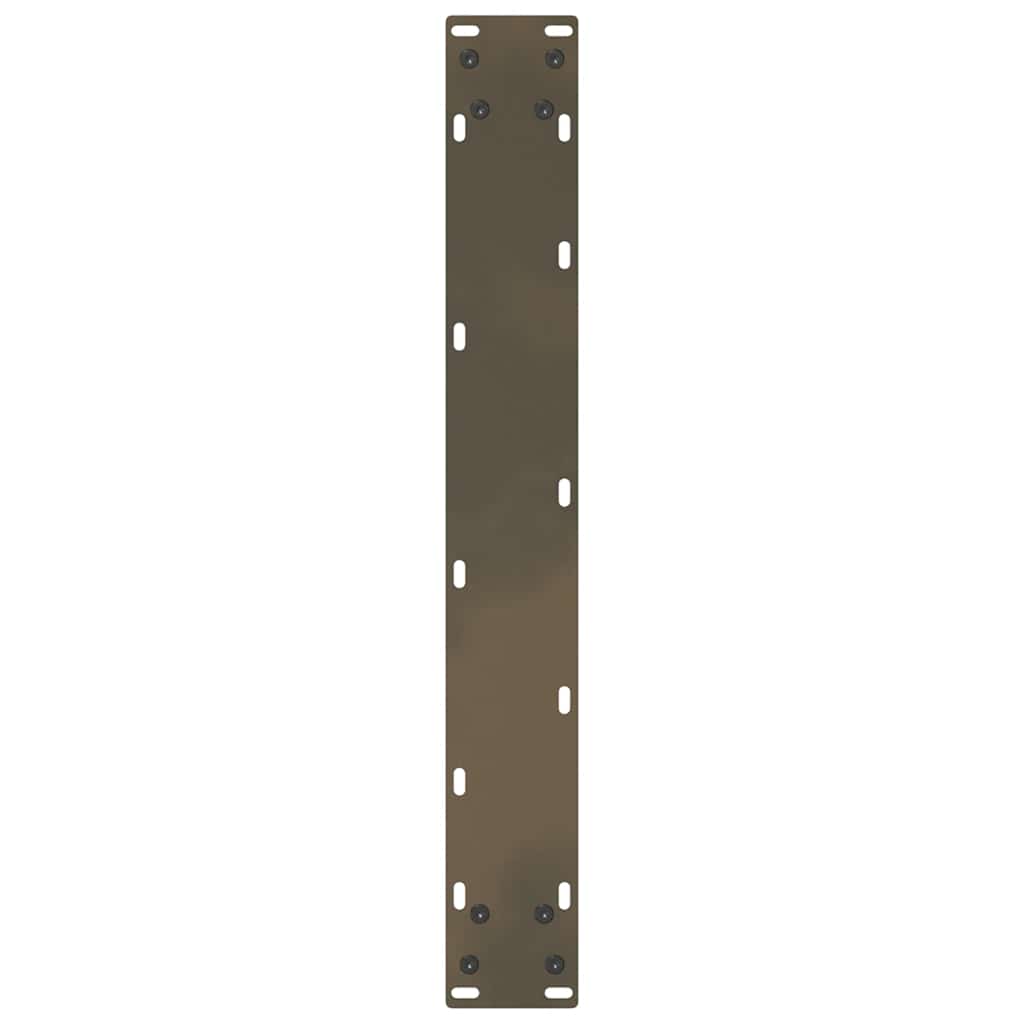 Dining table legs U-shape 2 pcs. Natural steel 60x(72-73) cm steel