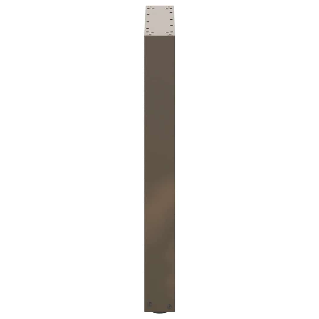 Dining table legs U-shape 2 pcs. Natural steel 70x(72-73) cm steel