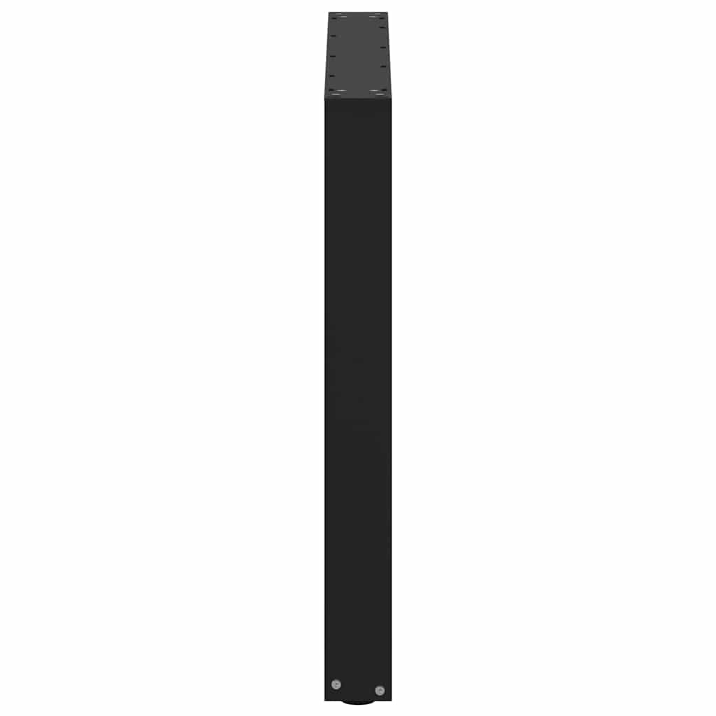 Dining table legs U-shape 2 pcs. Black 80x(72-73) cm steel