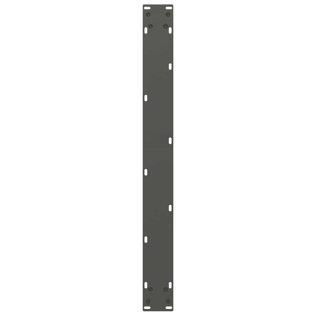Dining table legs U-shape 2 pcs. Anthracite 80x(72-73) cm steel