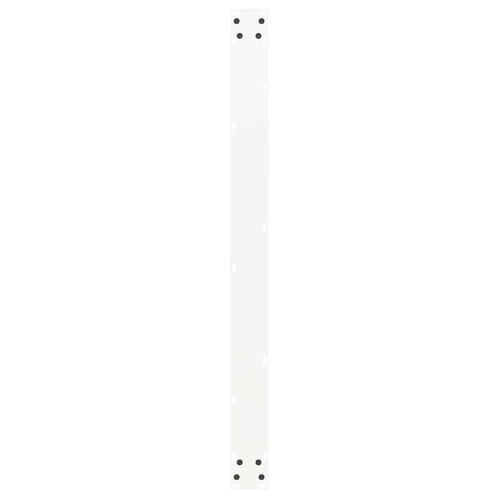 Dining table legs U-shape 2 pcs. White 100x(72-73) cm steel