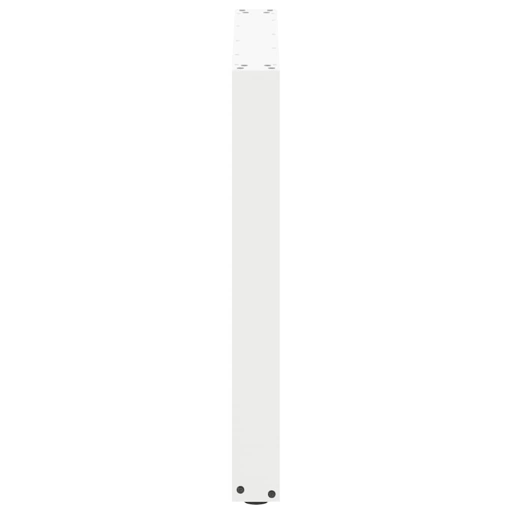 Dining table legs U-shape 3 pcs. White 80x(72-73) cm steel