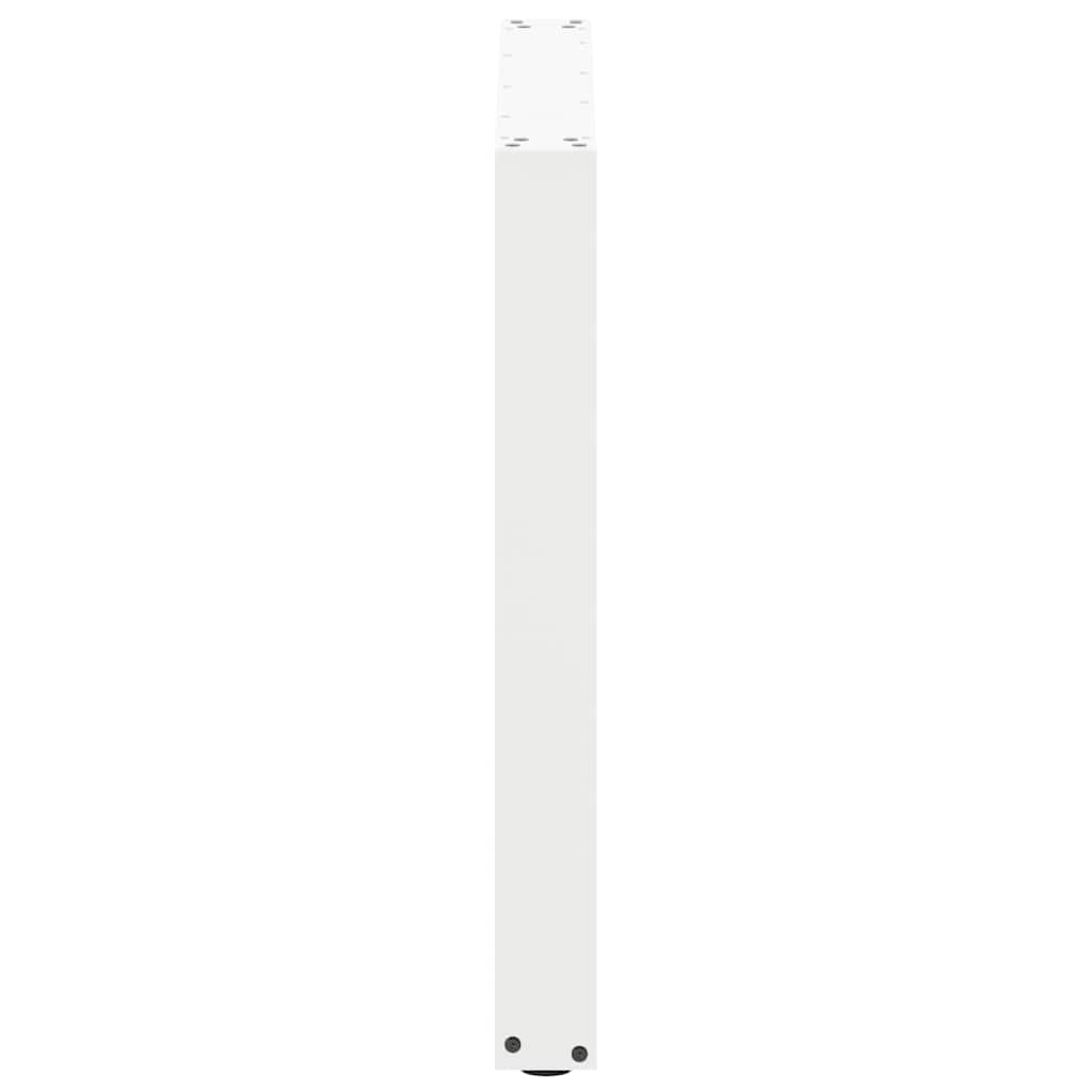 Dining table legs U-shape 3 pcs. White 90x(72-73) cm steel