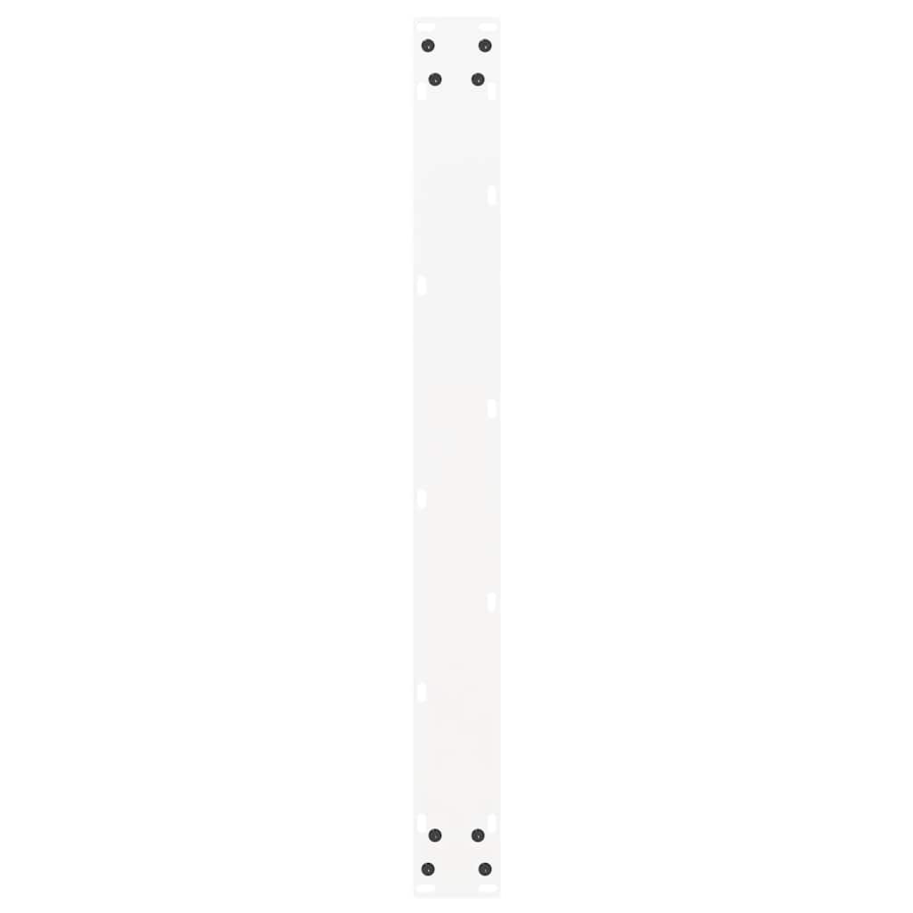 Dining table legs U-shape 3 pcs. White 90x(72-73) cm steel