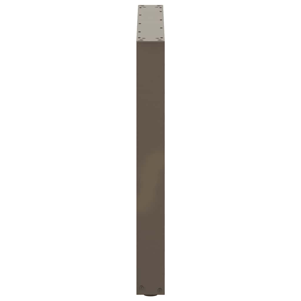 Dining table legs U-shape 3 pcs. Natural steel 90x(72-73) cm steel