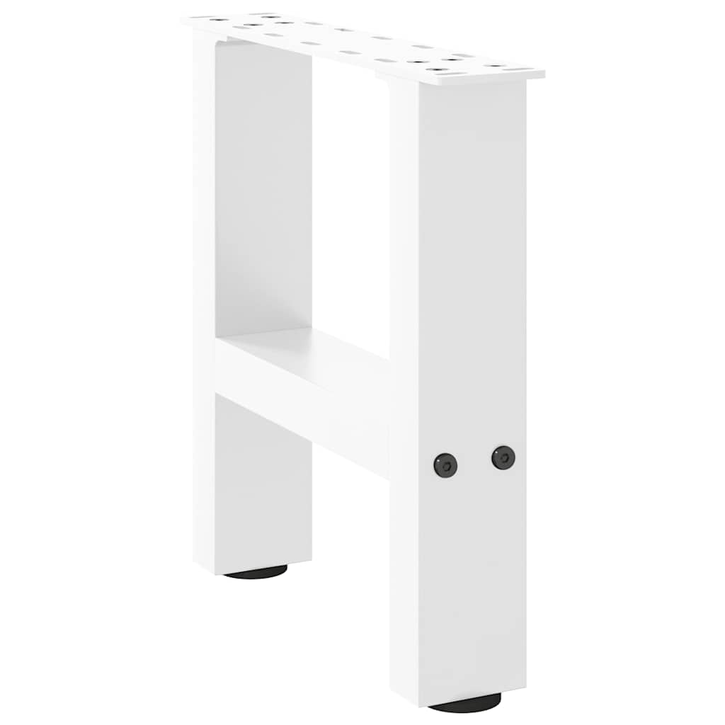 Coffee table legs white 2 pcs. 30x(30-31) cm steel