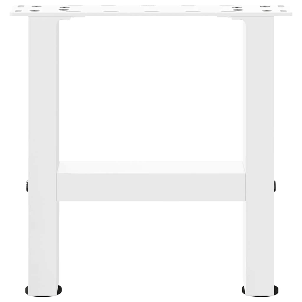Coffee table legs white 2 pcs. 30x(30-31) cm steel