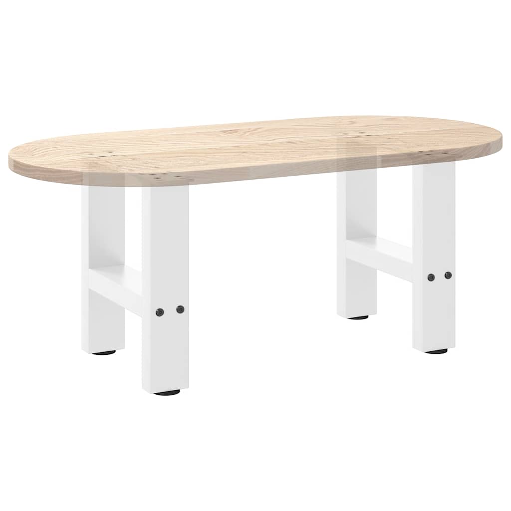 Coffee table legs white 2 pcs. 30x(30-31) cm steel
