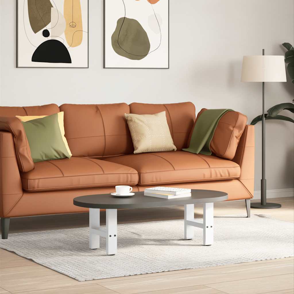 Coffee table legs white 2 pcs. 30x(30-31) cm steel