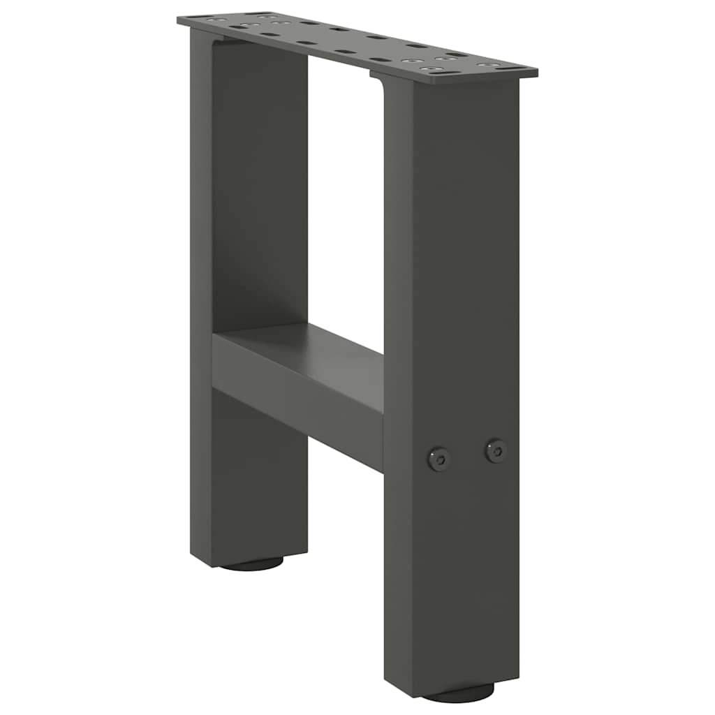 Coffee table legs anthracite 2 pcs. 30x(30-31) cm steel
