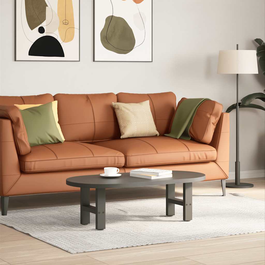 Coffee table legs anthracite 2 pcs. 30x(30-31) cm steel