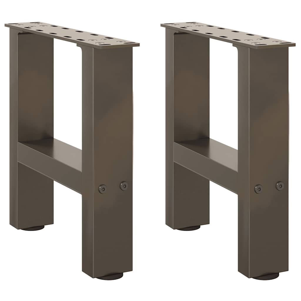 Coffee table legs natural steel 2 pcs. 40x(30-31) cm steel