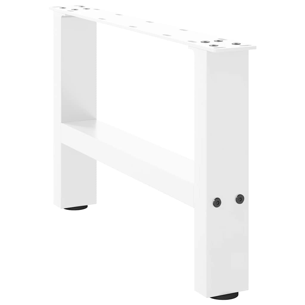 Coffee table legs white 2 pcs. 50x(30-31) cm steel
