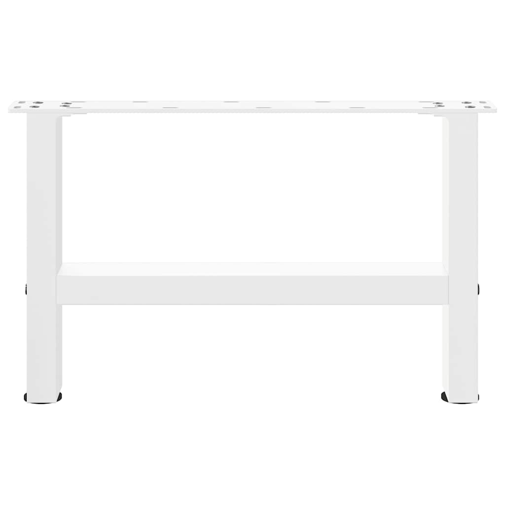 Coffee table legs white 2 pcs. 50x(30-31) cm steel