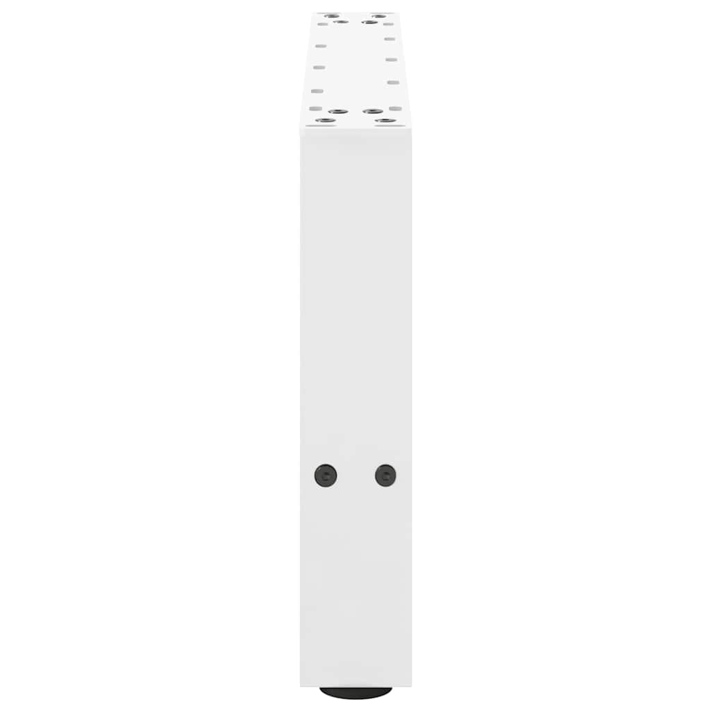 Coffee table legs white 2 pcs. 50x(30-31) cm steel