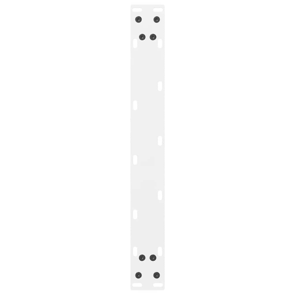 Coffee table legs white 2 pcs. 50x(30-31) cm steel