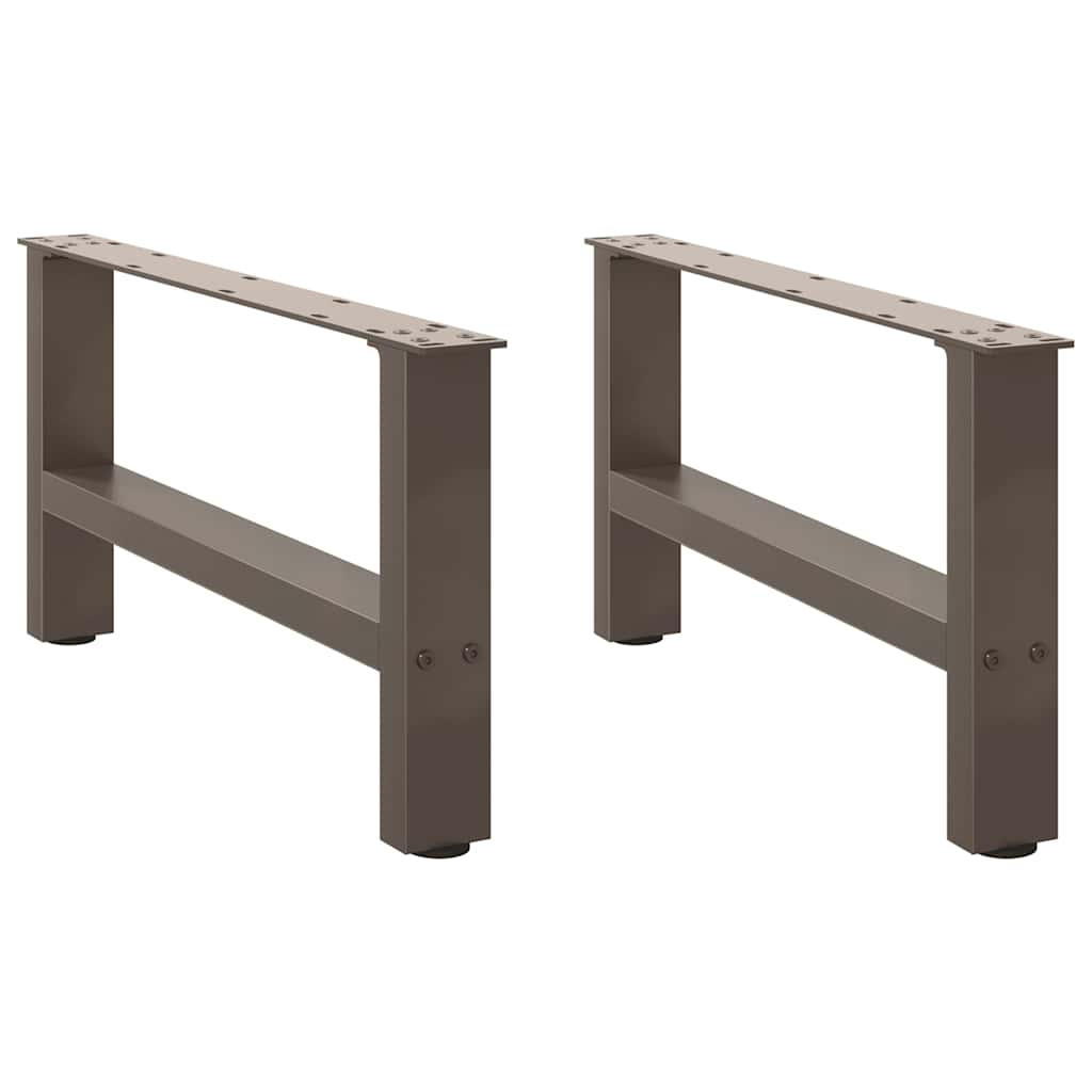 Coffee table legs natural steel 2 pcs. 60x(30-31) cm steel