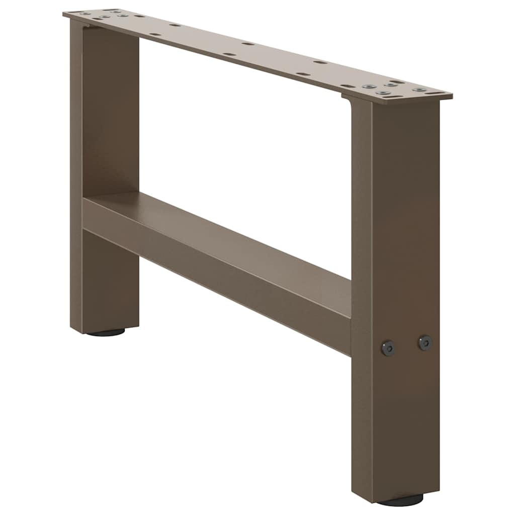 Coffee table legs natural steel 2 pcs. 60x(30-31) cm steel