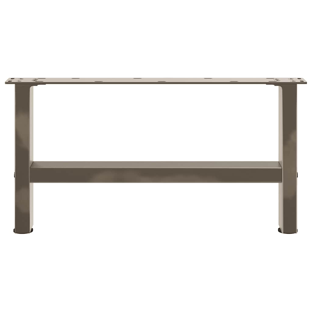 Coffee table legs natural steel 2 pcs. 60x(30-31) cm steel
