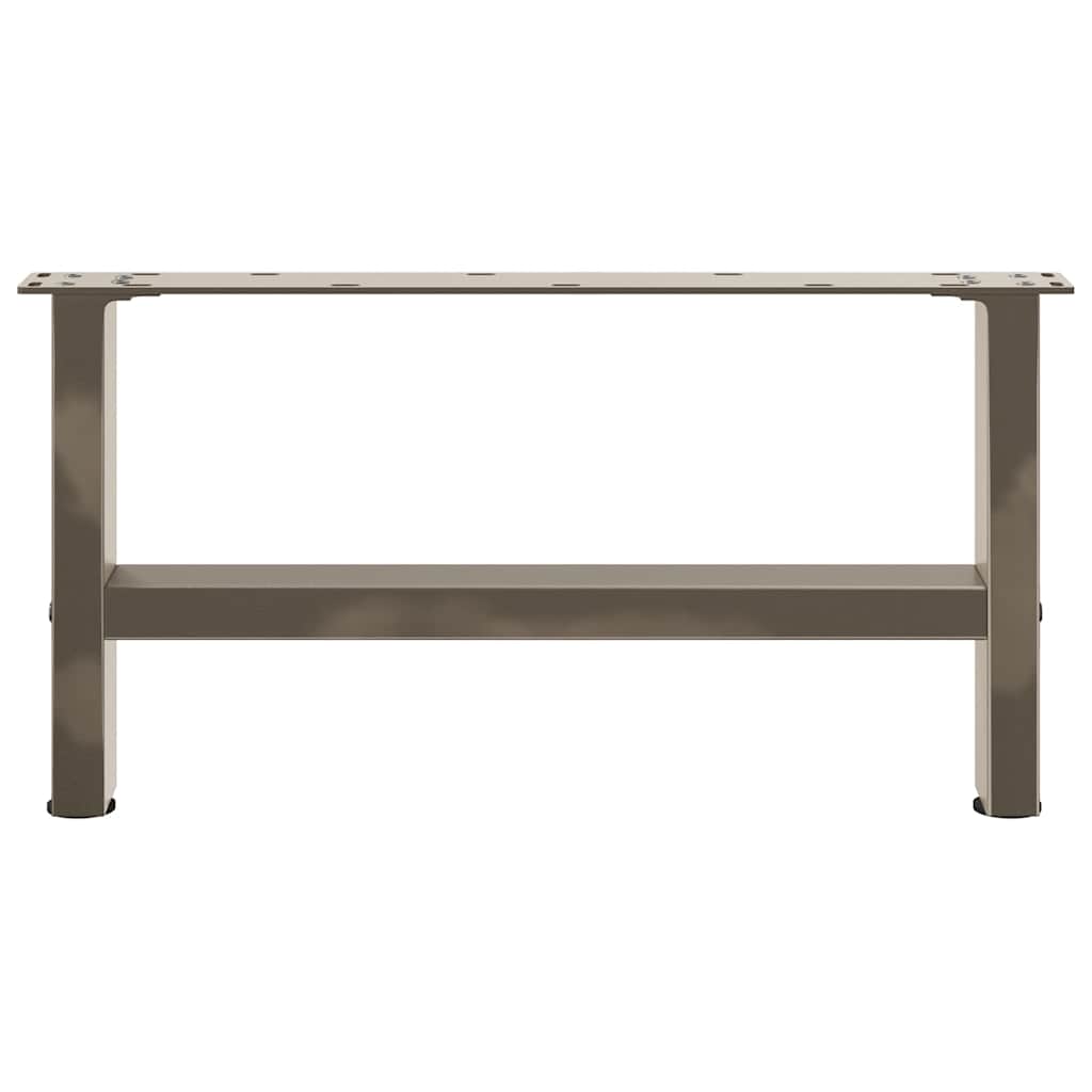 Coffee table legs natural steel 2 pcs. 60x(30-31) cm steel