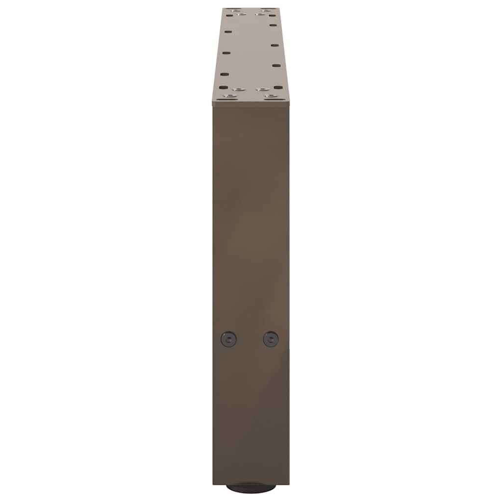 Coffee table legs natural steel 2 pcs. 60x(30-31) cm steel