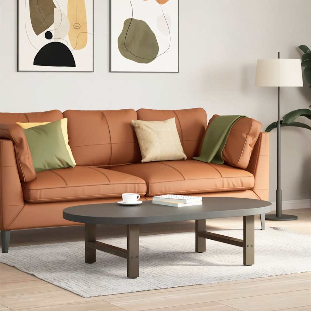 Coffee table legs natural steel 2 pcs. 60x(30-31) cm steel