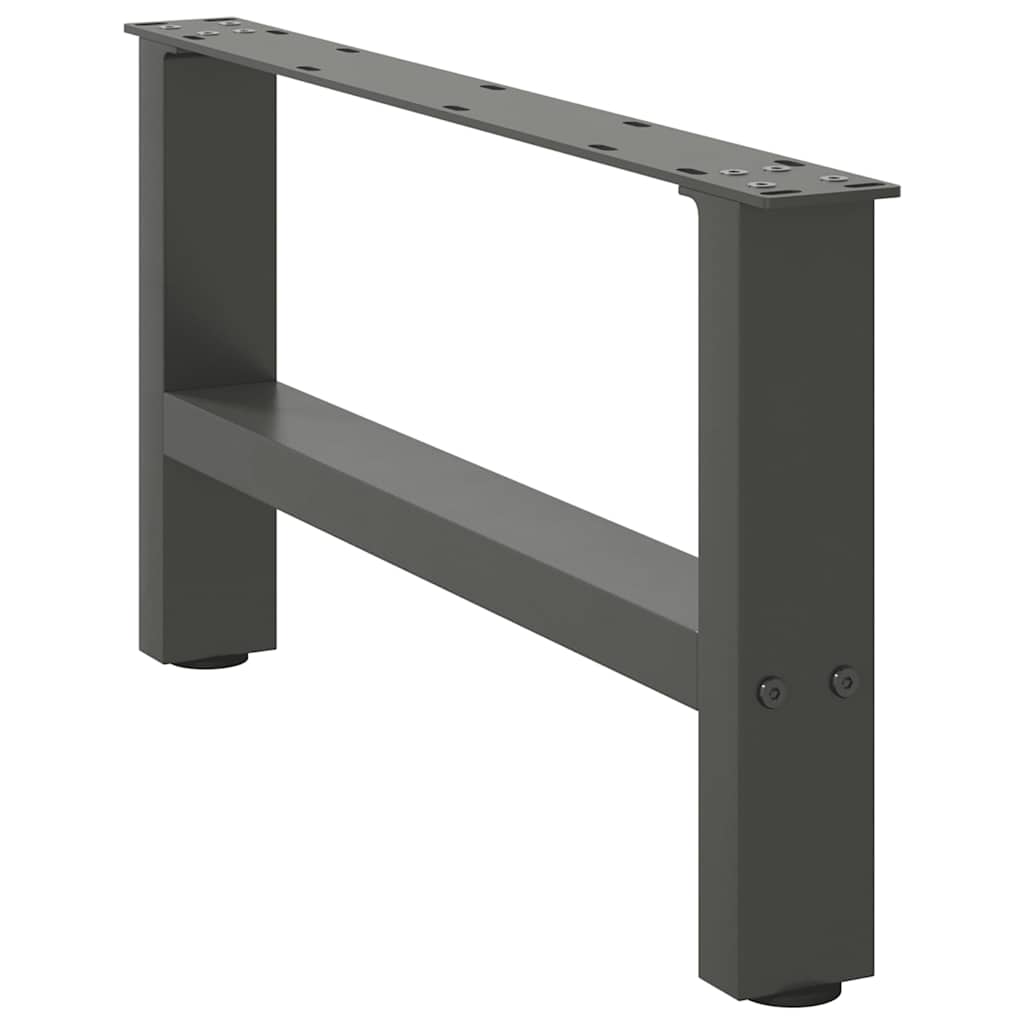 Coffee table legs anthracite 2 pcs. 70x(30-31) cm steel
